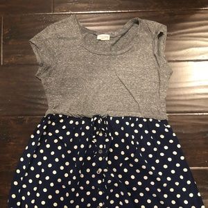 Maison Jules half cotton and print dress